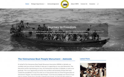 Website Development for The Vietnamese Boat People Monument (VBPM) Project